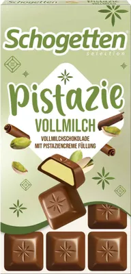 Zdjęcie produktu dla Trumpf Schogetten Selection Pistachio czekolada mleczna opakowanie 100g