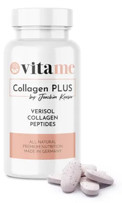 Produktbild von vitame Collagen Plus by Joachim Kaeser - Kollagenpeptide für straffe Haut