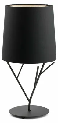Zdjęcie produktu dla Czarna lampa stołowa Tree 1 żarówka