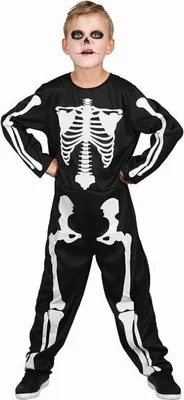 Produktbild von Halloween Skelett Kostüm 110/120 cm