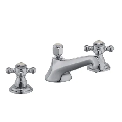 Immagine prodotto di KLUDI 1926 Robinetterie de lavabo, poignées croisillons, montage 3 trous, saillie 140mm, 510460520, 510460520