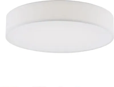 Productafbeelding van NCC-Licht LED smart plafondlamp, diameter 58 cm, witte stoffen kap, 36W, 3700lm, instelbare kleurtemperatuur (CCT), RGB, afstandsbediening, compatibel met Google Alexa, WiFi