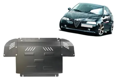 Immagine prodotto di Protezione sottoscocca per il motore, compatibile con Alfa Romeo 156, dal 1997 al 2003