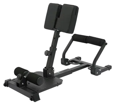 Immagine prodotto di Macchina pieghevole per squat "Sissy" per palestra domestica - Attrezzo per esercizi di squat - Altezza regolabile da 44 a 83 cm - Allenamento per gambe, glutei e addominali - Capacità di carico: 120 kg - Colore: nero