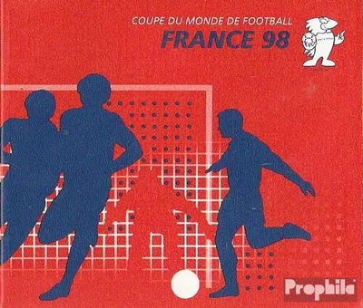 Produktbild von Briefmarken Frankreich 1998 Mi 3279MH (kompl.Ausg.) postfrisch Fußball