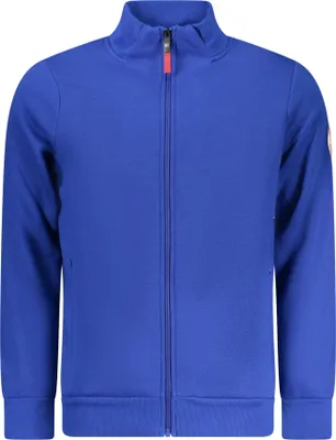 Produktbild von Gefüttertes Herren Sweatshirt Blau mit Reißverschluss und Taschen