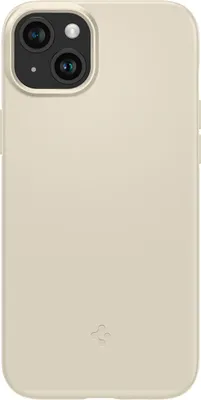 Zdjęcie produktu dla Spigen Thin Fit, Pokrowiec, Apple, iPhone 15 Plus, 17 cm (6.7"), Beżowy