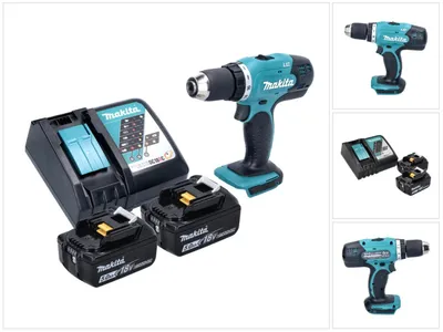 Obrázok produktu pre Akumulátorový vŕtací skrutkovač Makita DDF 453 RT 18 V 42 Nm + 2x akumulátor 5,0 Ah + nabíjačka