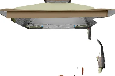 Produktbild von Pavillon, wasserdichte Abdeckung, Mückennetz enthalten, Khaki