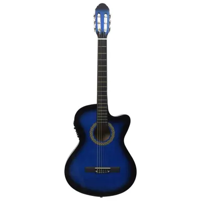 Immagine prodotto di Chitarra Classica Western con Equalizzatore e 6 Corde Blu
