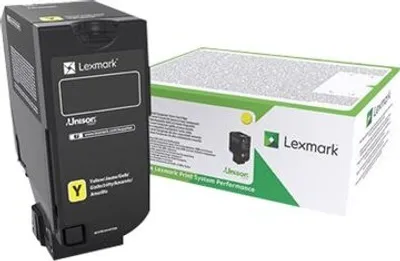 Obrázok produktu pre Lexmark 84C2HYE, 16000 strany, Žltá, 1 kusov
