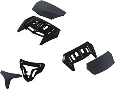Image de Mt Helmets Atom Kit de ventilation pour casque Noir Noir One Size