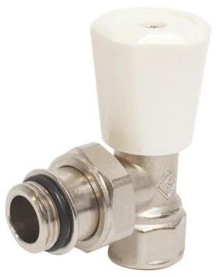 Obrázok produktu pre SOMATHERM FOR YOU – Jednopákový radiátorový ventil s uhlovým výstupom 3/8", poniklovaný