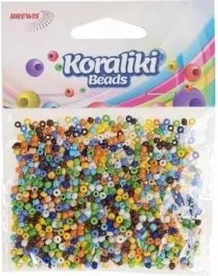 Obrázok produktu pre Koraliki akrylowe do nawlekania 35 mm mix kolorów 30 g