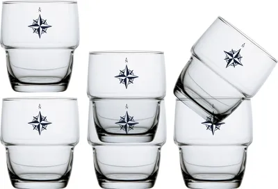 Image de Lot de 6 verres à eau, Ecozen, empilables, incassables - Northwind