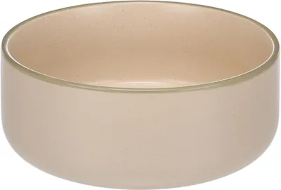 Produktbild von Flamingo Futter- und Trinknapf Lado rund beige für Hunde