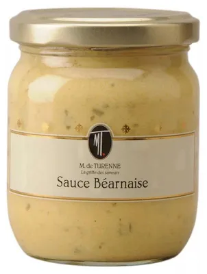 Image de Sauce béarnaise M. de Turenne : sauce gastronomique à l'estragon – 190 g de saveurs françaises