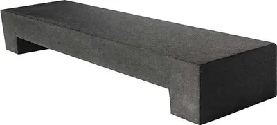 Produktbild von Beton Hohlblockstufe anthrazit 100 cm x 32 cm x 16 cm