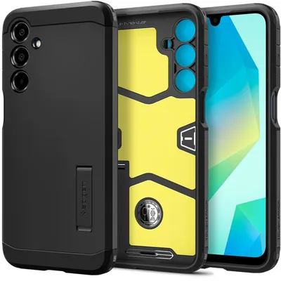 Obrázok produktu pre Spigen Tough Armor, Ochranný obal, Samsung, Galaxy A16, Galaxy A16 5G, 17 cm (6.7"), Čierna
