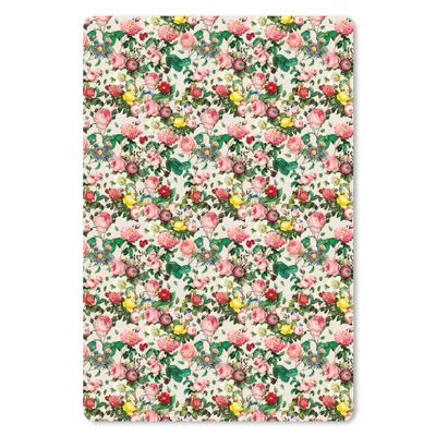 Produktbild von MuchoWow® Mauspad Mousepad Blumen - Collage - Farben 40x60 cm - Mousepads - Maus Mat - Pad - Mausunterlage - Schreibtisch Accesoire