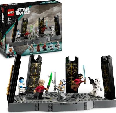 Produktbild von LEGO Star Wars Ahsoka Tanos Duell auf Peridea, Bau- und Spielset für Kinder, 5 Minifiguren der Charaktere, Geburtstagsgeschenk für Jungen, Mädchen und alle Fans ab 8 Jahren 75385