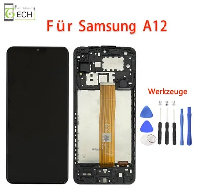 Produktbild von Für Samsung Galaxy A12 A125F LCD Display mit Rahmen Touch Screen Bildschirm