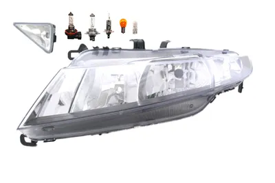 Produktbild von Johns, Scheinwerfer Halogen passend für Honda Civic 01/ 2006 - H7 H1 Li.+Nebel+Leuchtm. 33151SMGG01 33951SMGE02 04396SMG305 33951SMGE01 33951SMGE03