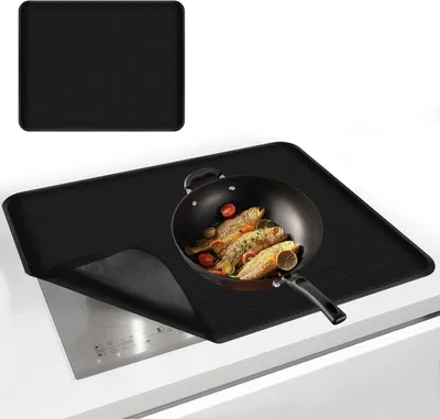 Produktbild von Induktionsschutzmatte 52x60 cm, Silikon, hitzebeständig bis 300 °C, kratzfest, für Küche