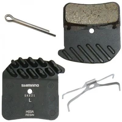 Produktbild von Shimano Y1XM98020, Fahrradbremsbelag, Schwarz, Edelstahl