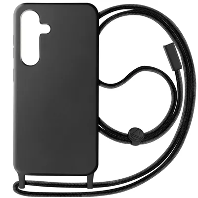 Produktbild von Avizar, Kettenhülle für Samsung Galaxy S24 / S25 80cm Kette, Schwarz