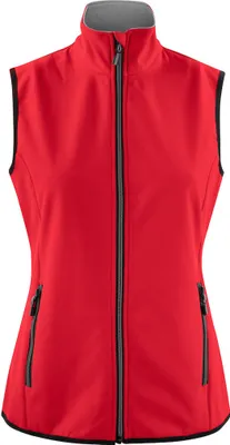 Produktbild von Damen Softshell Weste Trial mit Reißverschlusstaschen und elastischen Bündchen