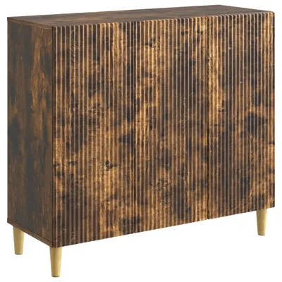 Obrázok produktu pre vidaXL Komoda z údeného dubu 89 x 34,5 x 80 cm Drevený materiál