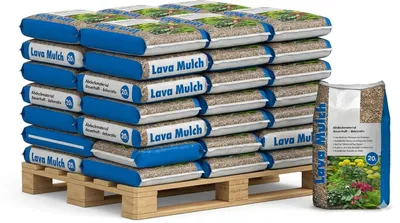 Produktbild von Hamann Mercatus Lavamulch anthrazit 2-8 mm 40 x 20 L