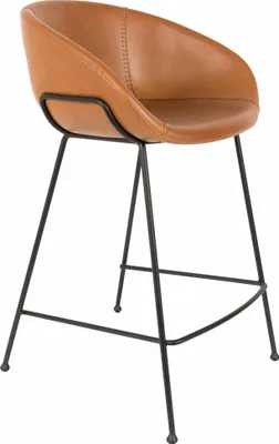 Produktbild von 2er Set Zuiver Feston Barhocker Stahl 65 cm