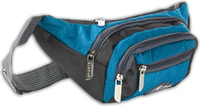 Produktbild von Nylonová taška Street Dámský pánský batoh Fanny Pack Blue 33x14x10 OTJ507B