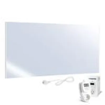 Produktbild von Spiegel 700 W mit Thermostat TH12 – Carbon-Crystal – 2-in-1 Design