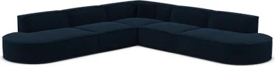Produktbild von Cord Ecksofa Brevia Dunkelblau
