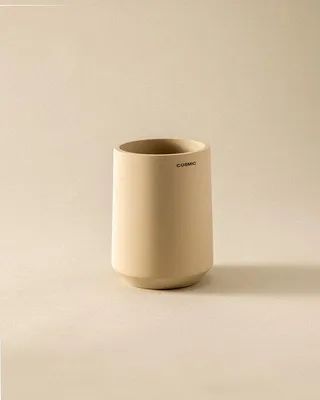 Productafbeelding van Tandborstelhouder, hars, 8,5 x 8,5 x 11,5 cm, wit