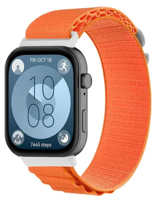 Obrázek produktu pro Nylonový řemínek k chytrým hodinkám Huawei Watch Fit 5 4 / Fit 5 4 Pro / 3 Outdoor, oranžový