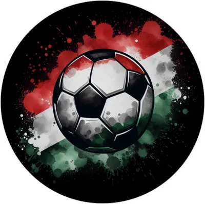 Produktbild von Fußball Ungarn Flagge Magnet mit Flaschenöffner rund