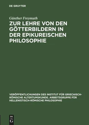 Produktbild von Zur Lehre von den Götterbildern in der epikureischen Philosophie