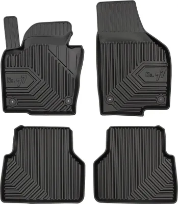 Produktbild von Fußmatten Gummimatten No.77 für VW Tiguan I 2007-2016 TPE Gummi Schwarz 4 tlg