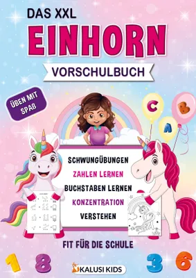 Produktbild von Das XXL Einhorn Vorschulbuch