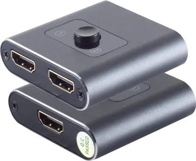 Zdjęcie produktu dla shiverpeaks®--Przełącznik HDMI 2x1, dwukierunkowy, metalowy, 4K2K