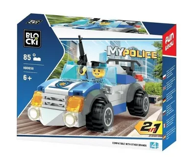 Obrázek produktu pro Bloky MyPolice 2v1 Polizeiauto