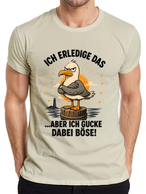 Productafbeelding van Ik regel dat, maar ik draag daarbij een T-shirt met de tekst "Boos statement, sarcasme", in natuurlijke kleuren, maat 3XL