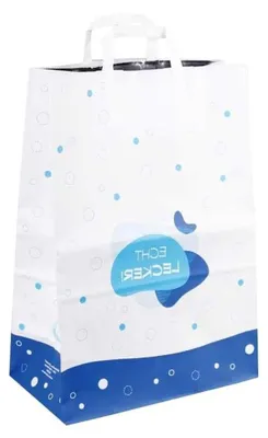 Produktbild von Papier-Thermo-Tragetaschen mit Aluminiumzwischenlage, 125 Stück