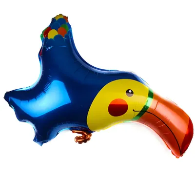 Image de Ballon de baudruche animal, toucan coloré env. 58*80 cm