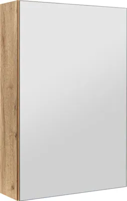 Zdjęcie produktu dla Szafka łazienkowa z lustrem lustrzana wisząca do łazienki dąb wotan 40 cm