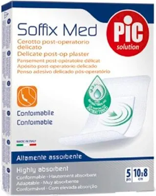 Immagine prodotto di Pic Soffix Med Medicazione sterile 10x8cm 5U